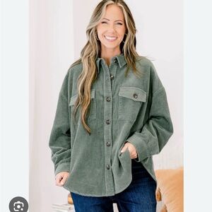 Forever 21 Mint Ribbed Shirt